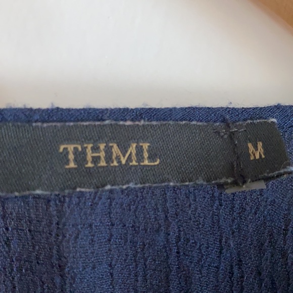 THME Navy + Coral Sleeveless Top - Picture 7 of 9